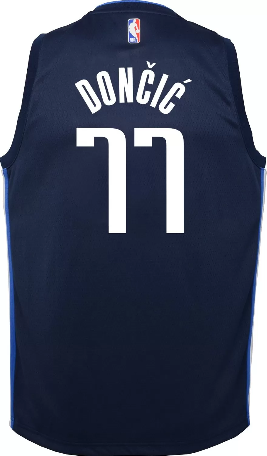 Jordans Youth Dallas Mavericks Luka Doncic Statement Swingman Jersey