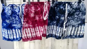 Jr Shorts - Drawstring Tie Dye - Unique Colors And Designs!