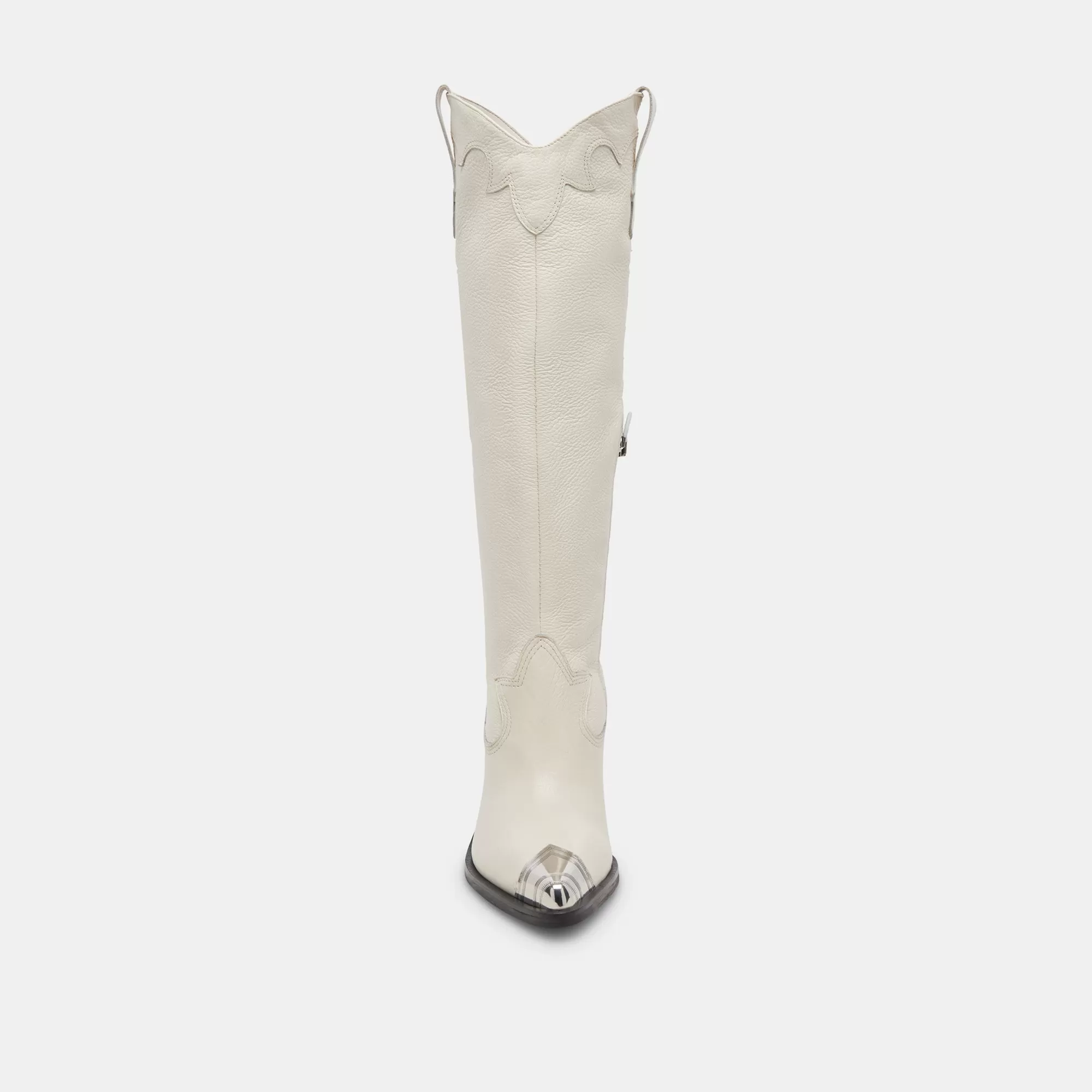 KAMRYN BOOTS OFF WHITE LEATHER