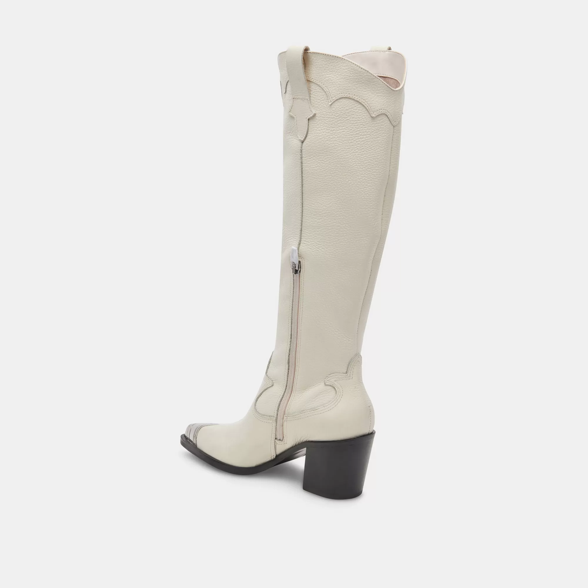 KAMRYN BOOTS OFF WHITE LEATHER