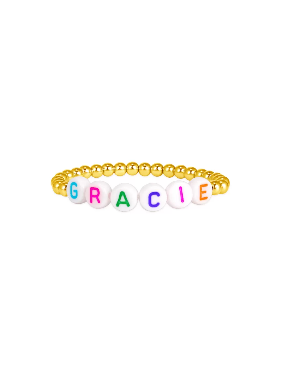 Kid Custom Name Stretch Bracelet