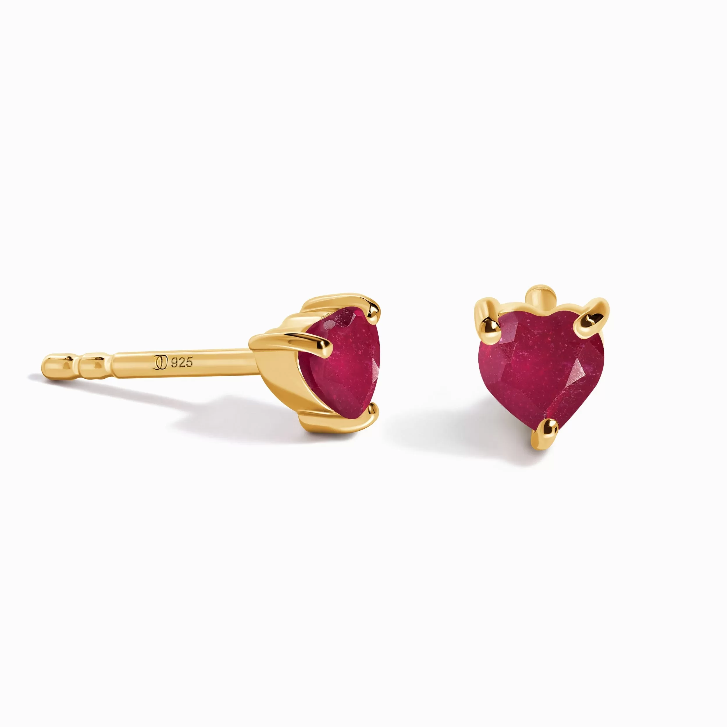 Kids Ruby Earrings - Love