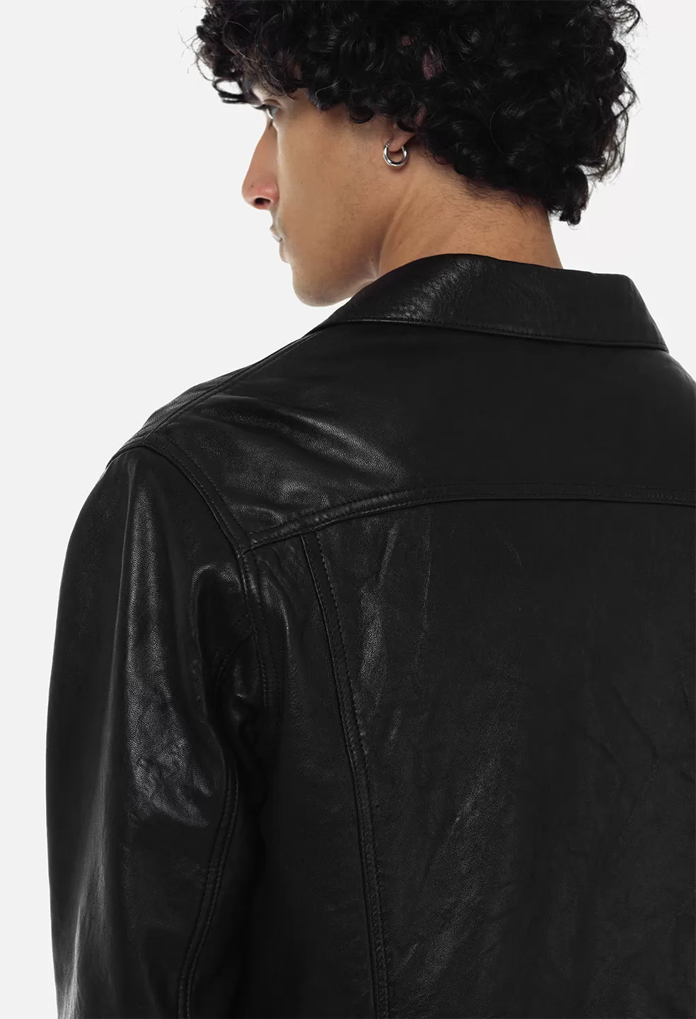 Leather Thumper Jacket Type III / Black