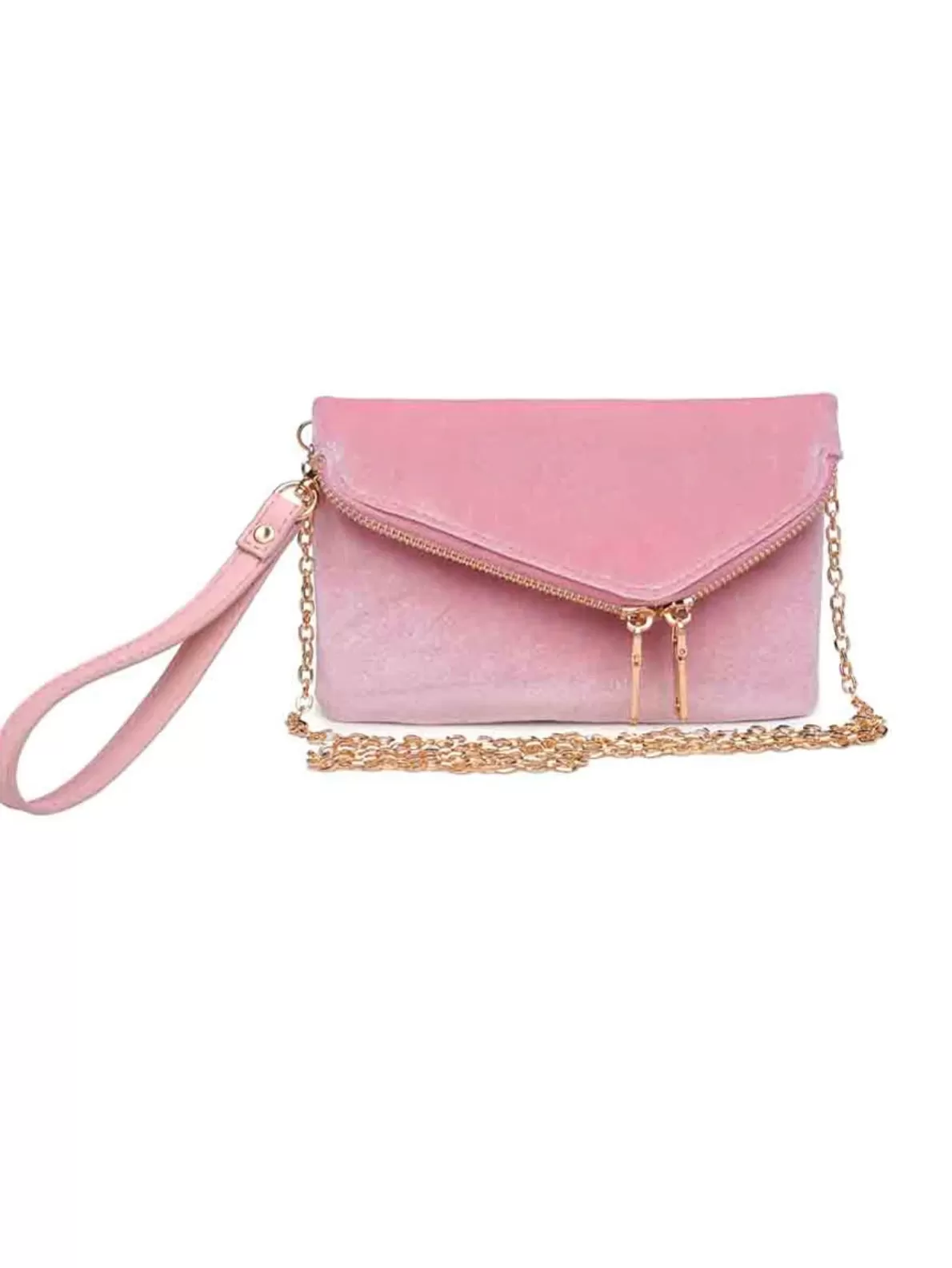 Lucy Velvet Wristlet Crossbody