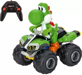 Mario Kart Quad - Yoshi Carrera RC Nintendo Mario Kart 2.4 GHz Radio Remote Control Toy Car Vehicle