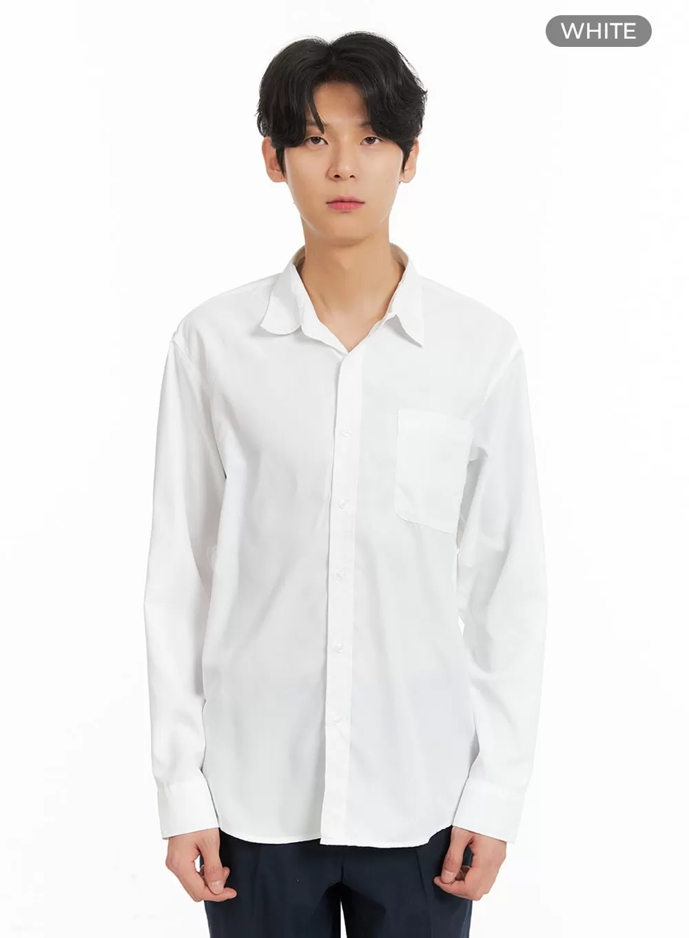 Men's Basic Linen Shirt IA401