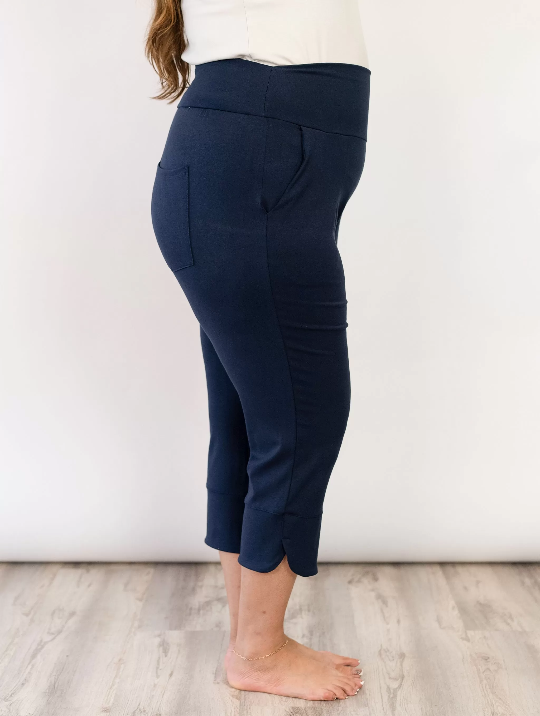 Miki Pant - New Navy Soft Ponte