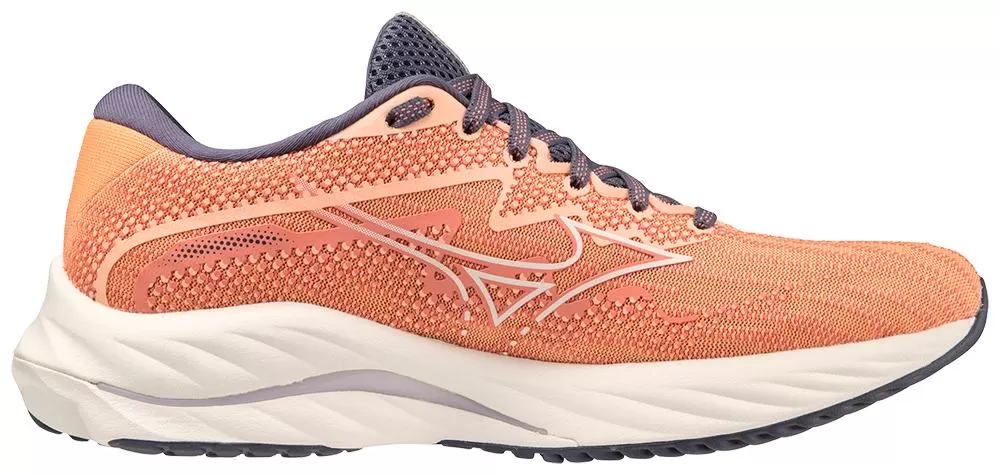 Mizuno Women's Wave Rider 27 - Coral Reef/Snow White