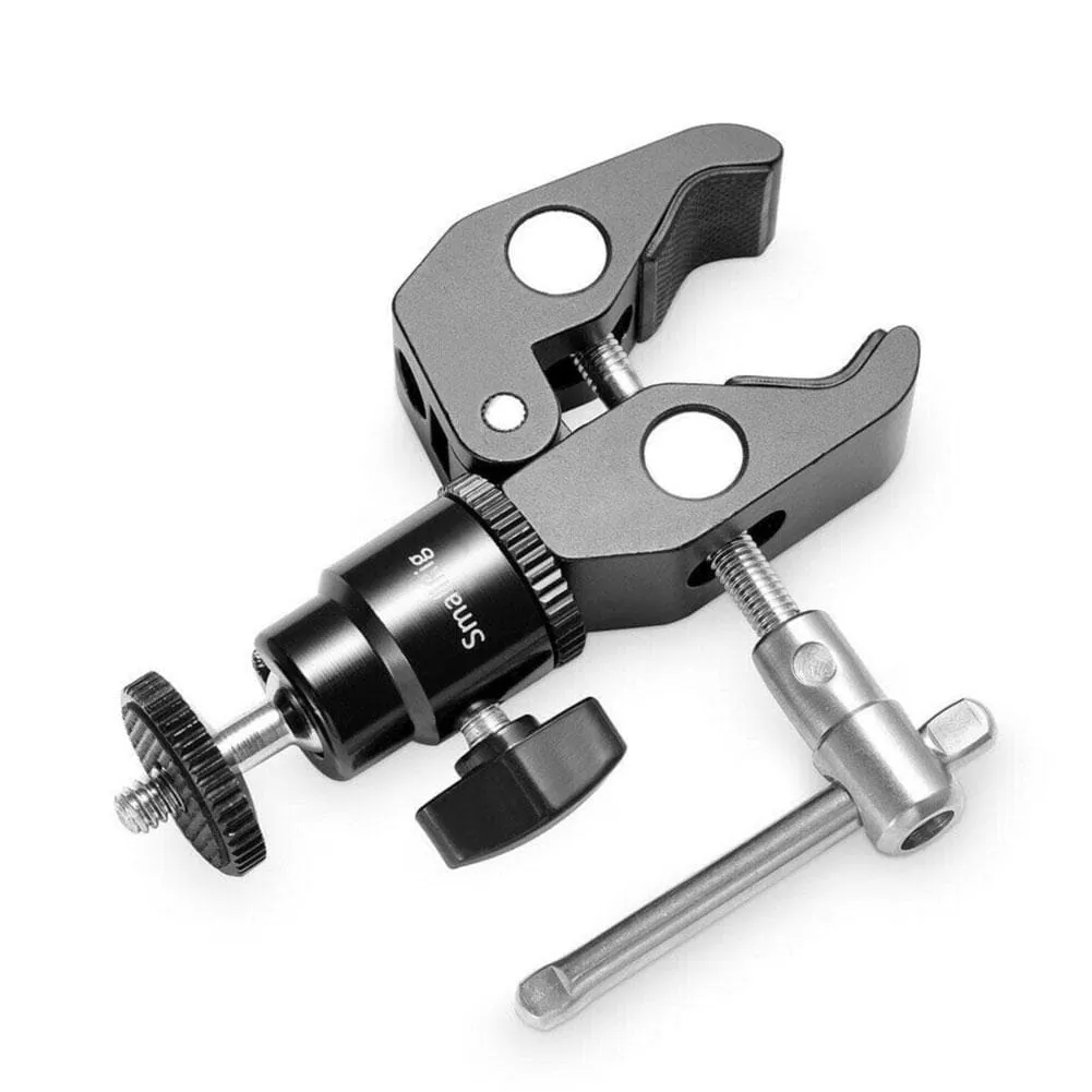 Nano Super Clamp with Ball Head and 1/4" Mount