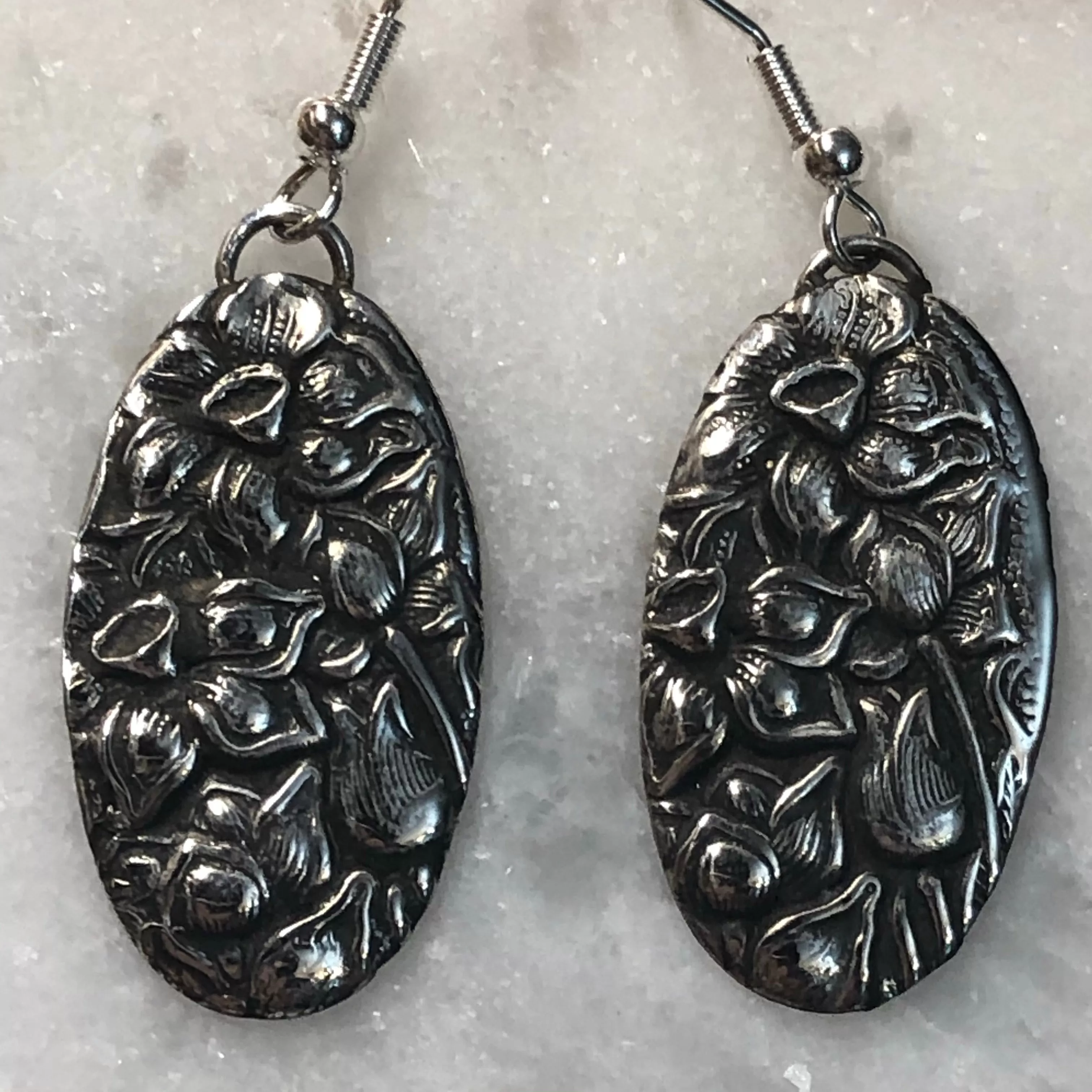 Narcissus Silverware Earrings