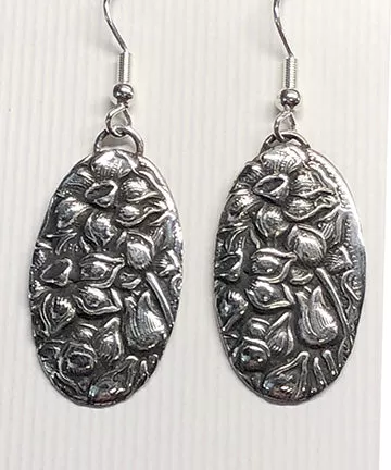 Narcissus Silverware Earrings