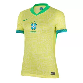 Nike Women's Brazil 2024/25 Home Jersey Yellow/Green