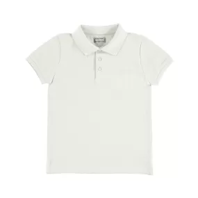 Nukutavake Boys Basic Short Sleeve Polo _White 890-28