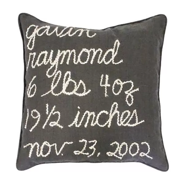 oh baby! Personalized Birthday Pillow