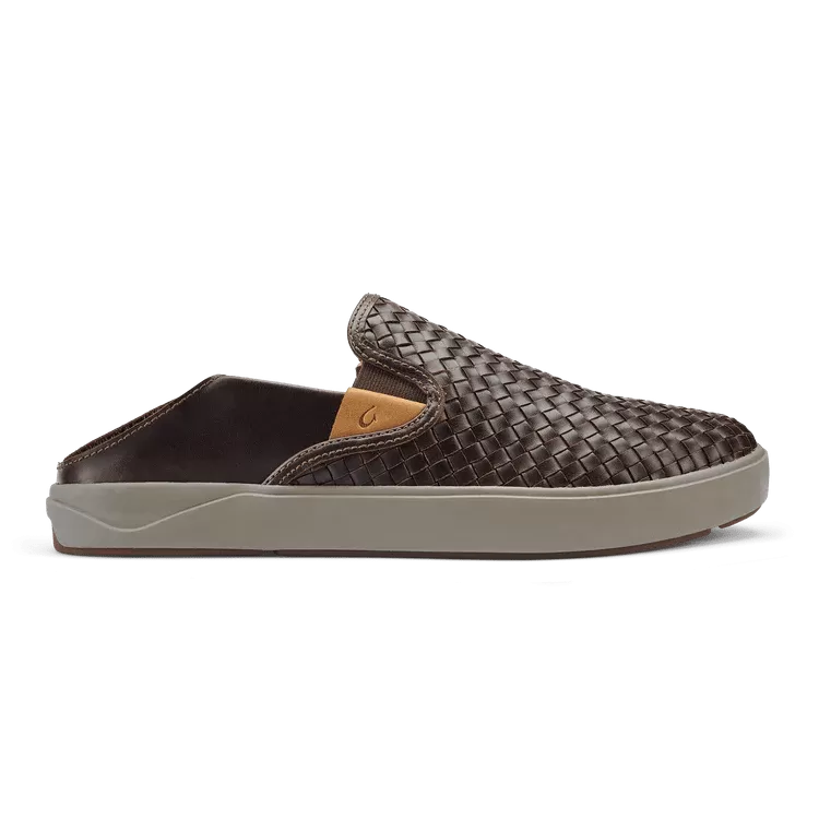 Olukai Men's Lae'ahi Lauhala - Dark Wood