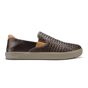 Olukai Men's Lae'ahi Lauhala - Dark Wood