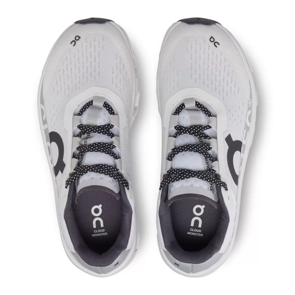 On Women's Cloudmonster Running Shoes - All White