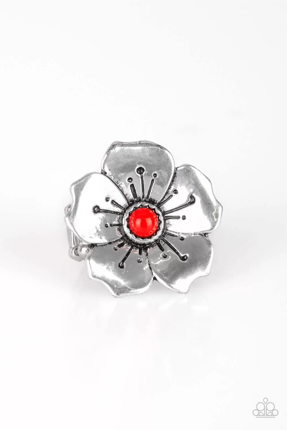 Paparazzi Accessories  - Boho Blossom #RR1/A2 - Red Ring