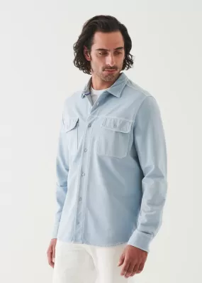 PIMA COTTON FRENCH TERRY OVERSHIRT