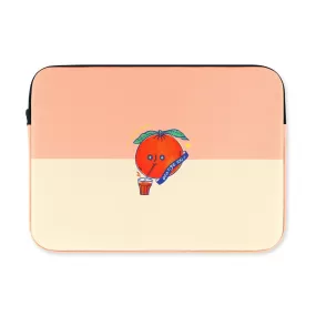 Pink Orange Graphic Laptop Sleeves 13 15 inch Cases Protective Covers Handbags Square Pouches Designer Artist Prints Cute Lightweight School Collage Office Zipper Fashion Unique Gifts