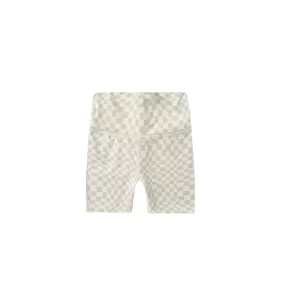 Play by Rylee & Cru Bike Short - Dove Check