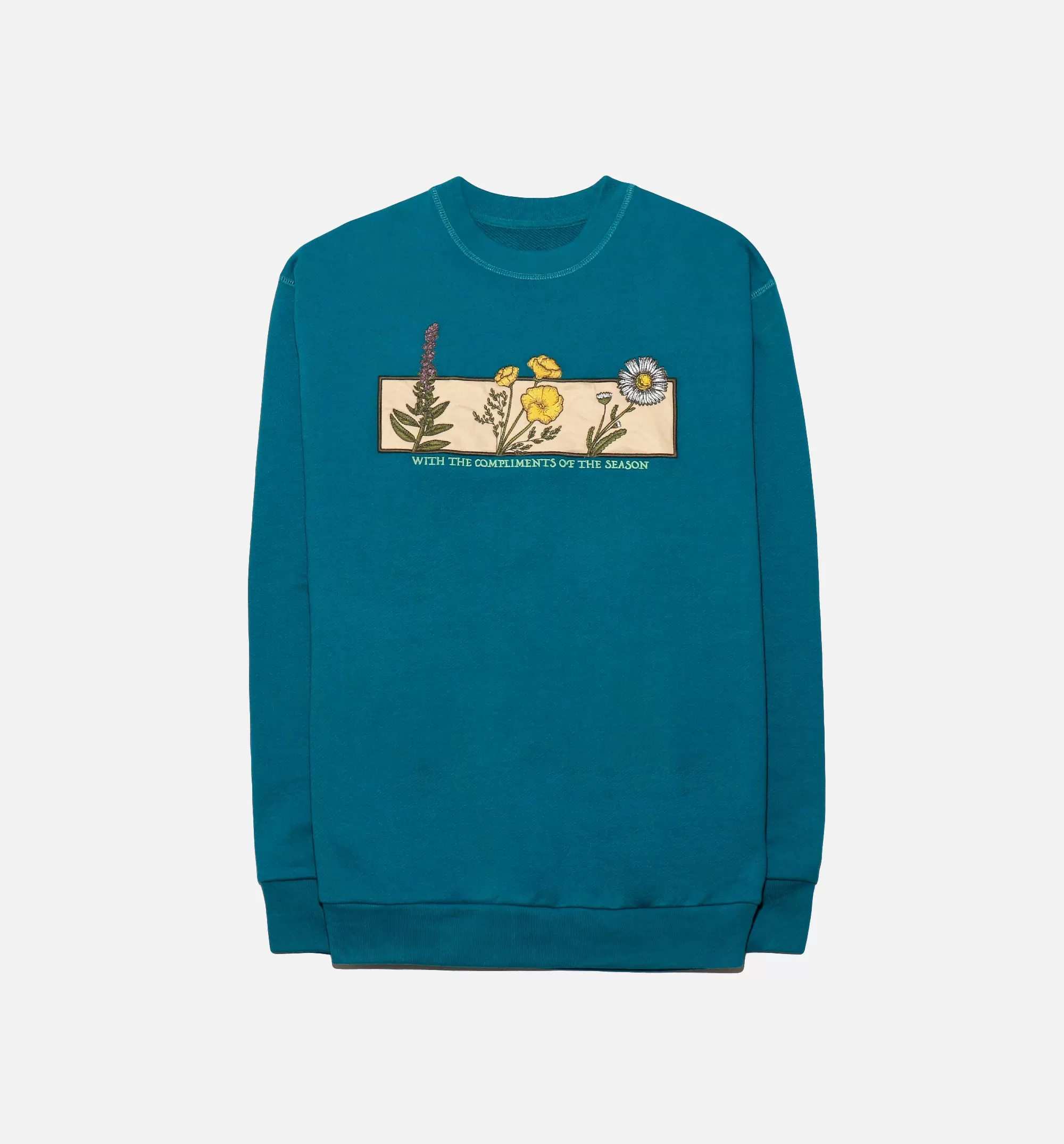 Poppy Crew Mens Crew - Teal