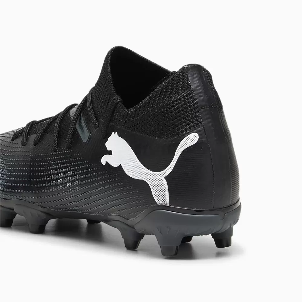 Puma Future 7 Match FG/AG Jnr Football Boots (Black/White)