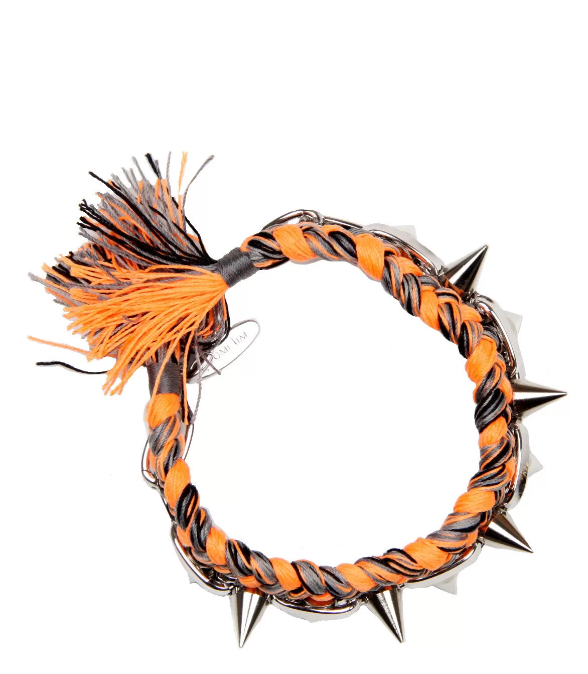 Punk Carnival Braided Bracelet Orange