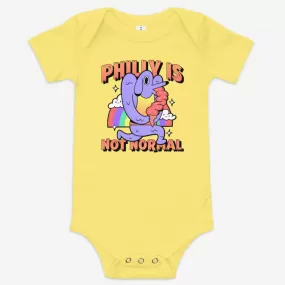 "Philly Is Not Normal" Baby Onesie