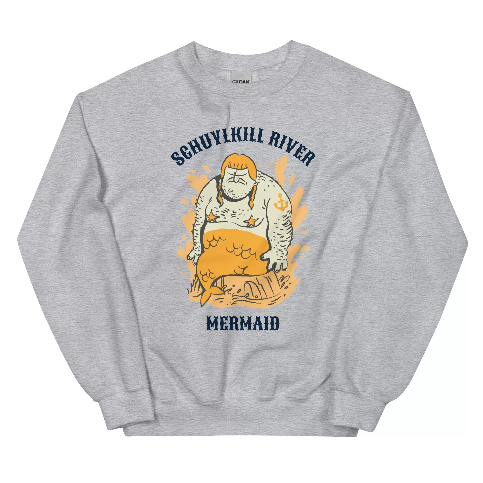 "Schuylkill River Mermaid" Sweatshirt