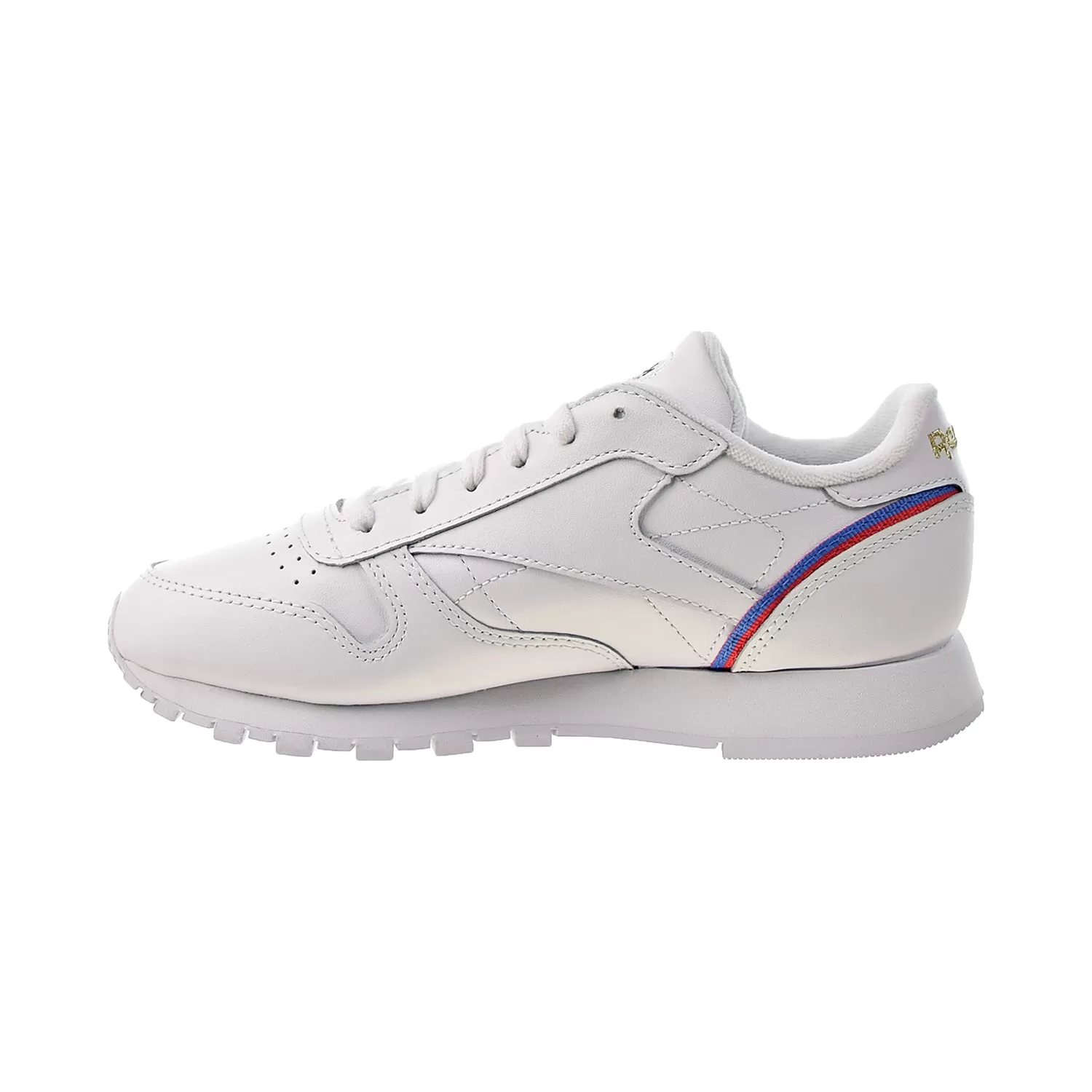 Reebok Classic Leather International Women's Shoes White-Radiant Red-Blue Blast