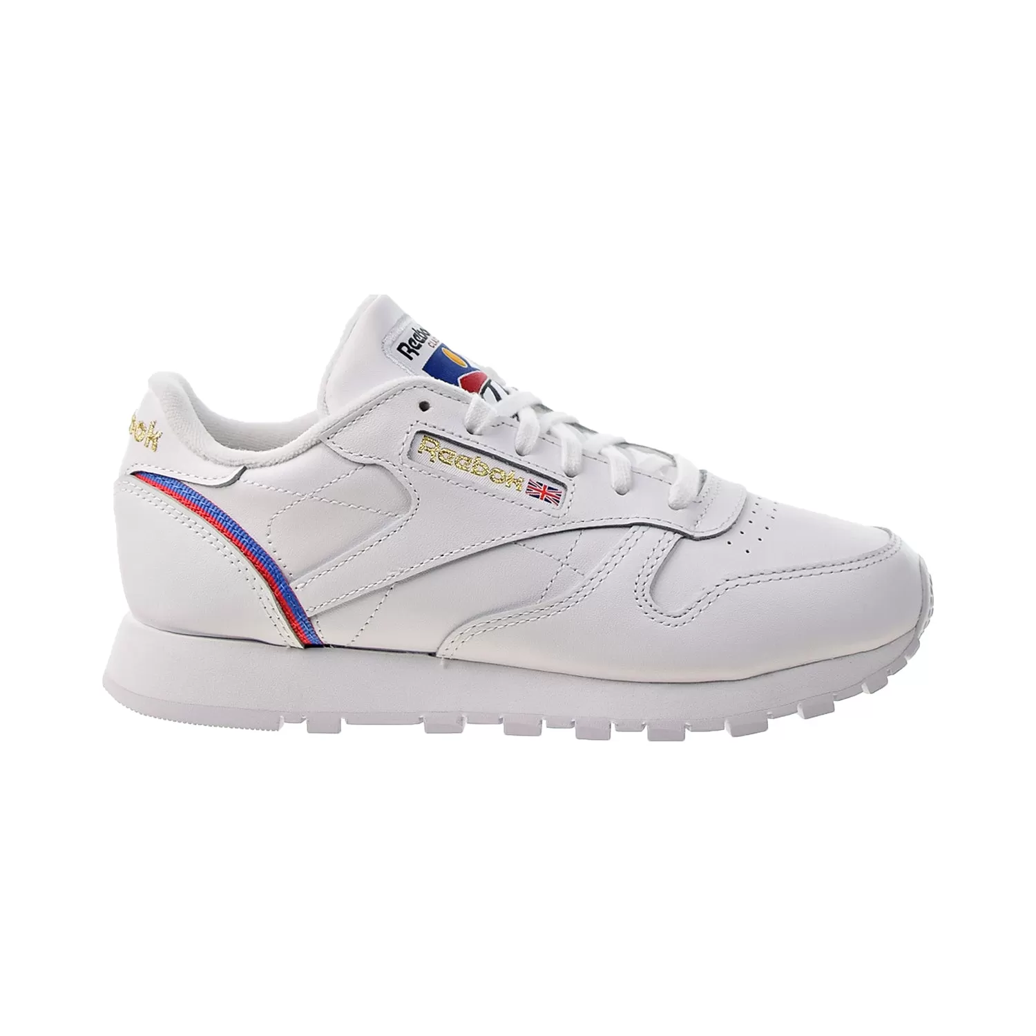 Reebok Classic Leather International Women's Shoes White-Radiant Red-Blue Blast