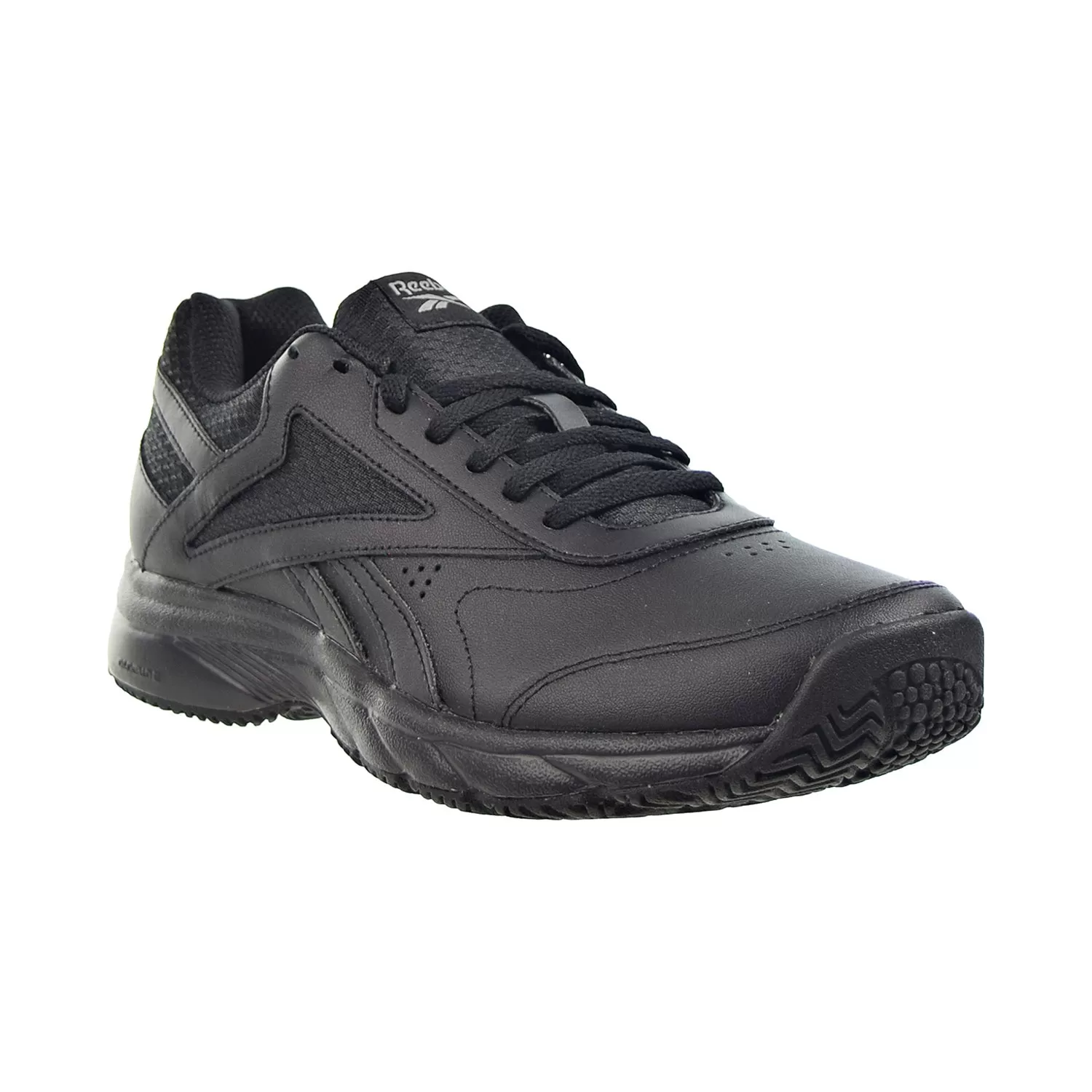 Reebok Work N Cushion 4 Men's Shoes Oil Slip Resistant Black-Cold Grey