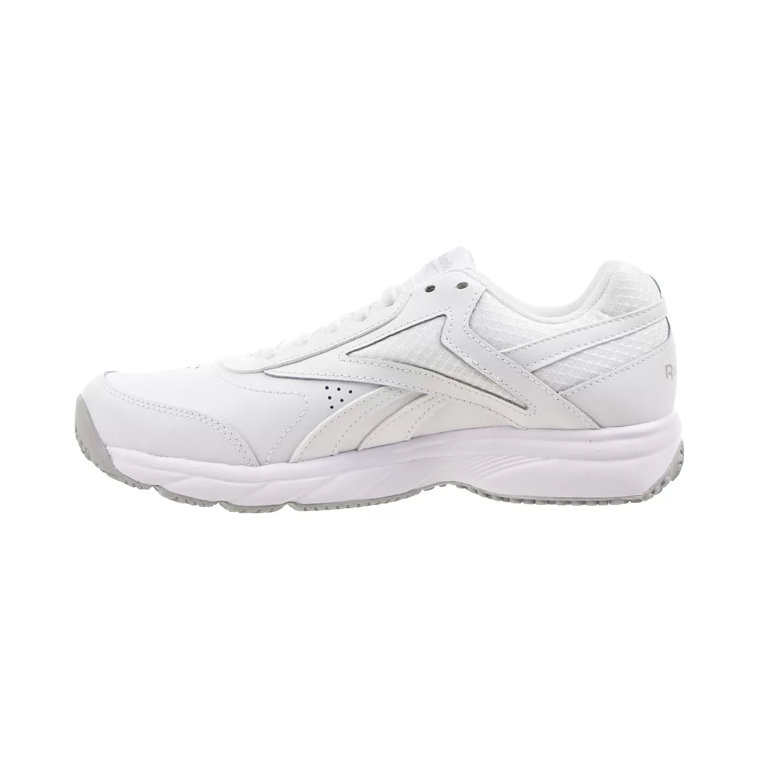 Reebok Work N Cushion 4.0 Women's Shoes Oil Slip Resistant White-Cold Grey 2