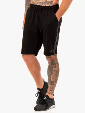 Restore Fleece Track Short - Black