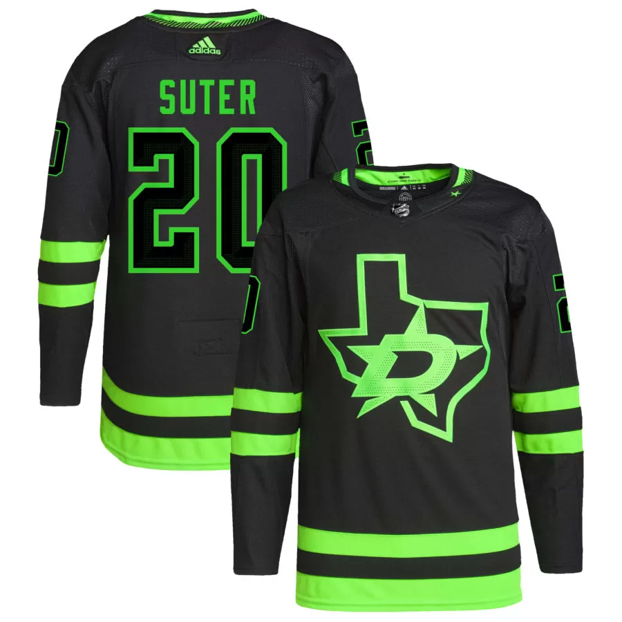 Ryan Suter Dallas Stars adidas Alternate Primegreen Authentic Pro Jersey - Black