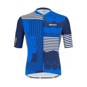 Santini Delta Optic Jersey - Royal Blue