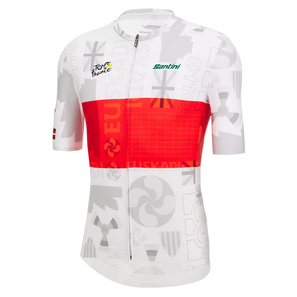 Santini TDF Grand Depart Pais Vasco Jersey - Print