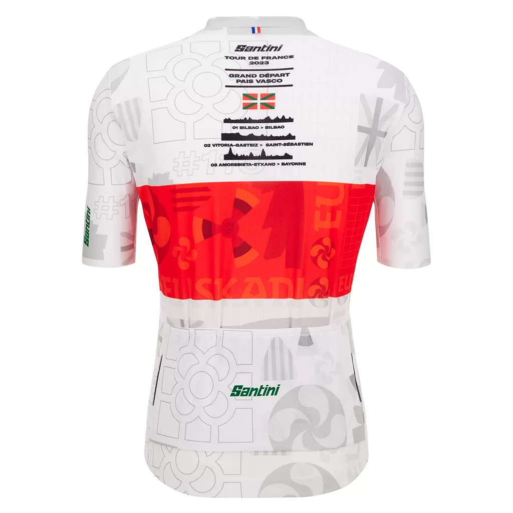 Santini TDF Grand Depart Pais Vasco Jersey - Print