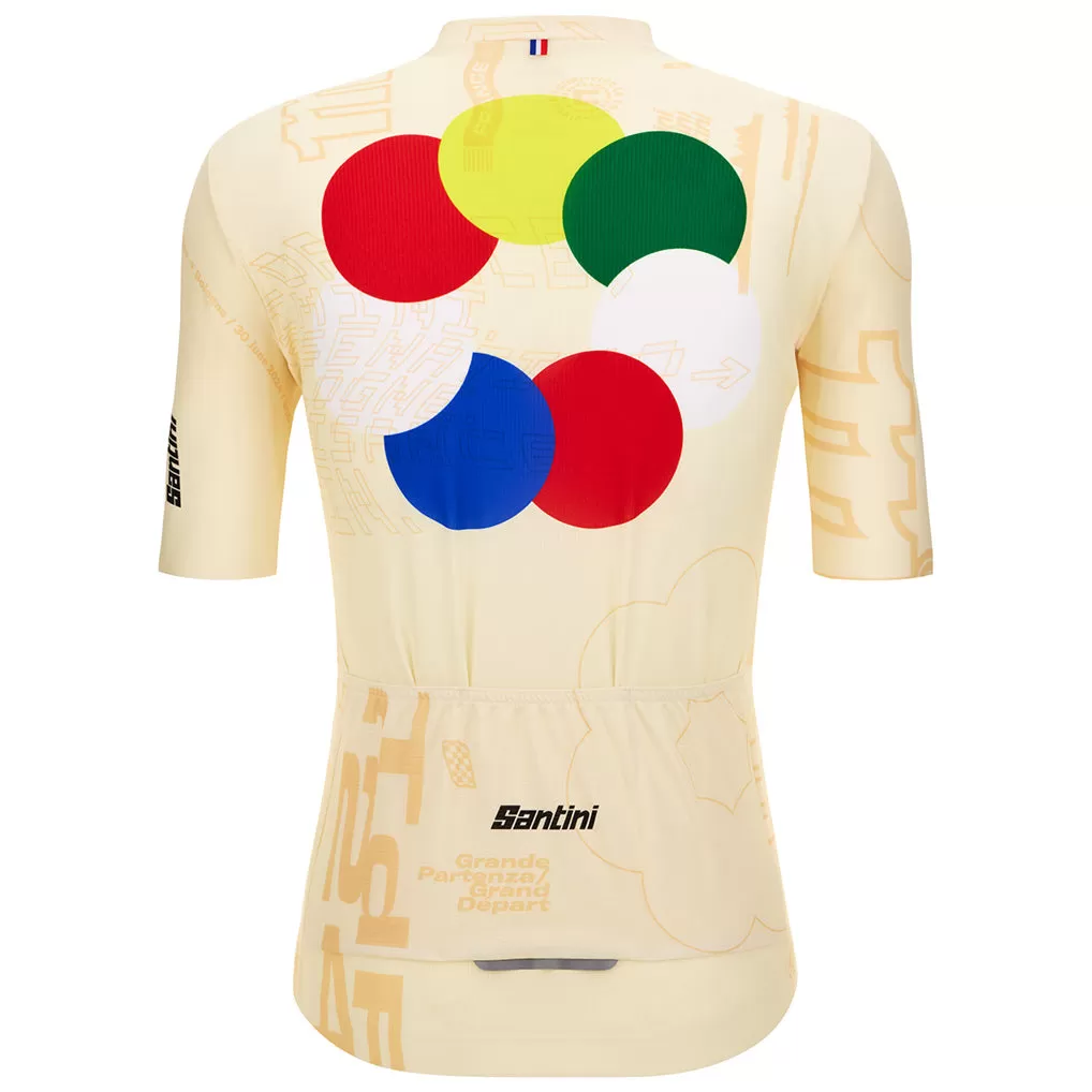 Santini Tour De France Grand Depart Florence Jersey - Print