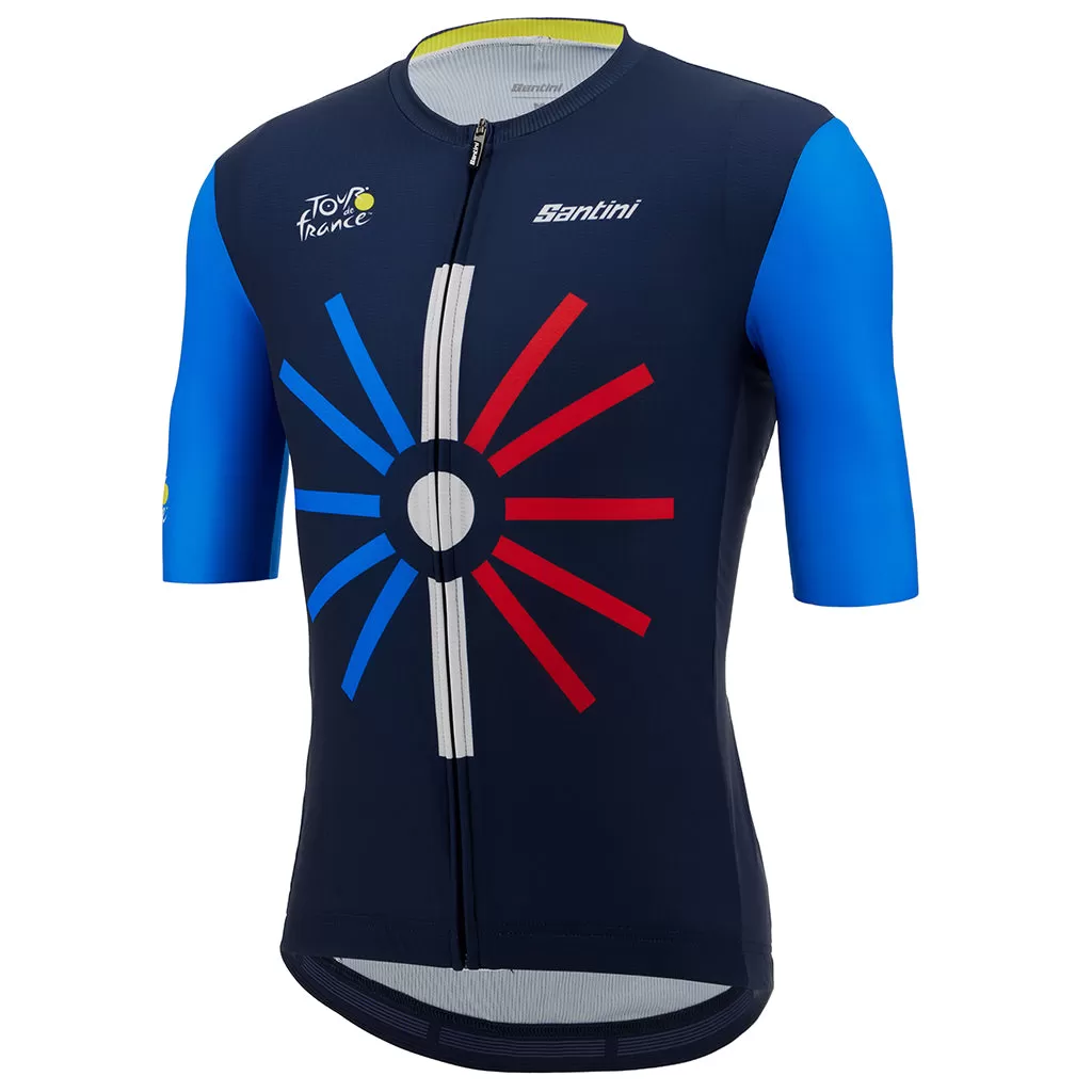 Santini Tour De France Trionfo Jersey 2023 - Print