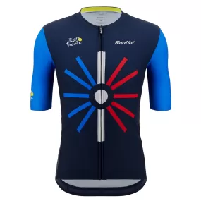 Santini Tour De France Trionfo Jersey 2023 - Print