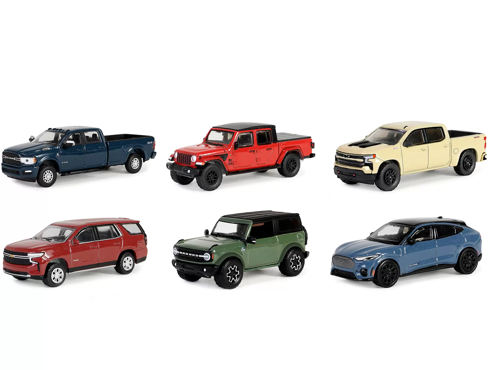 Showroom Floor Set of 6 Cars Series 5 1/64 Diecast Model Cars by Greenlight