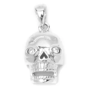 Skull with Zirconia Eyes Charm