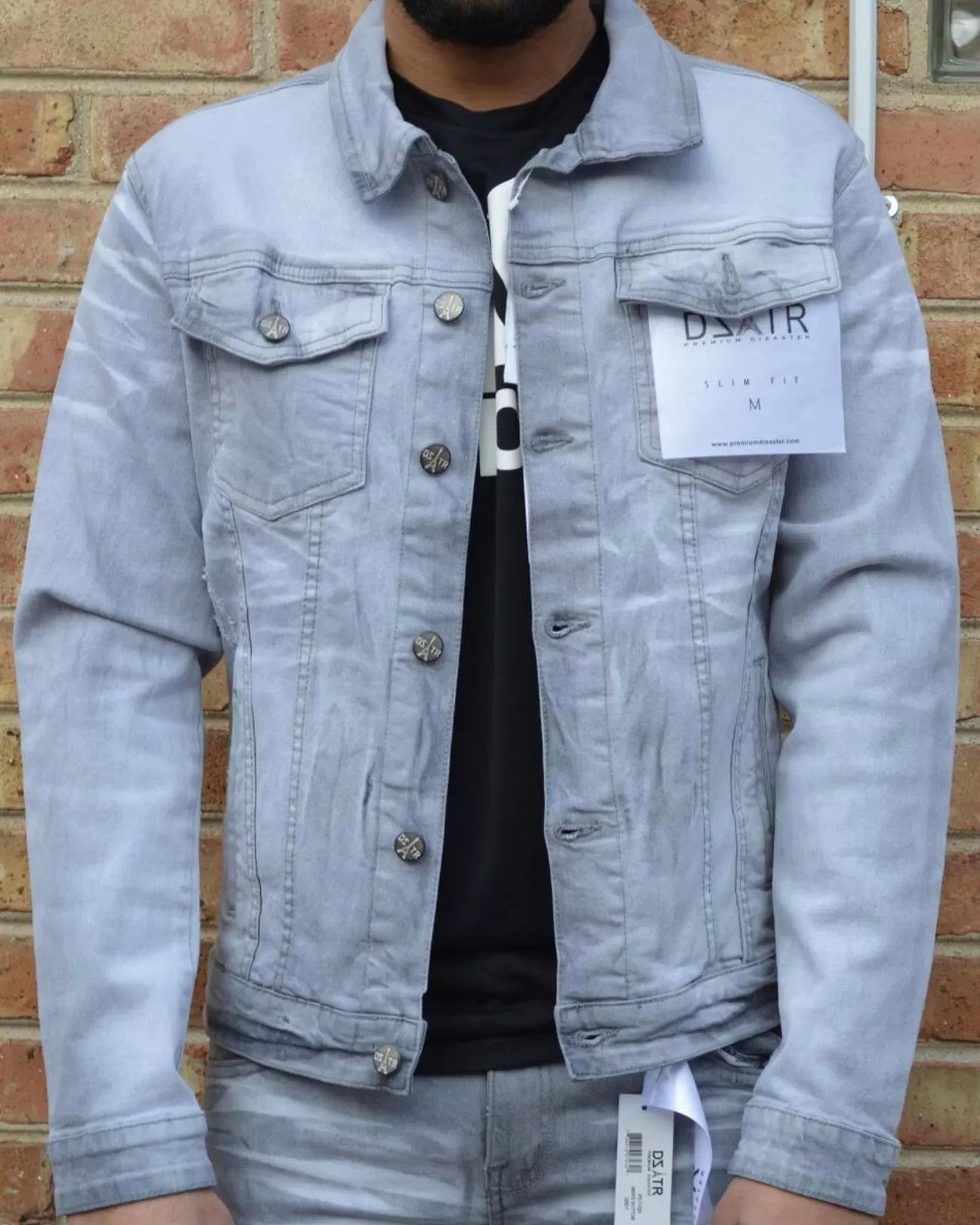 Super Stretch Basic Denim Jacket