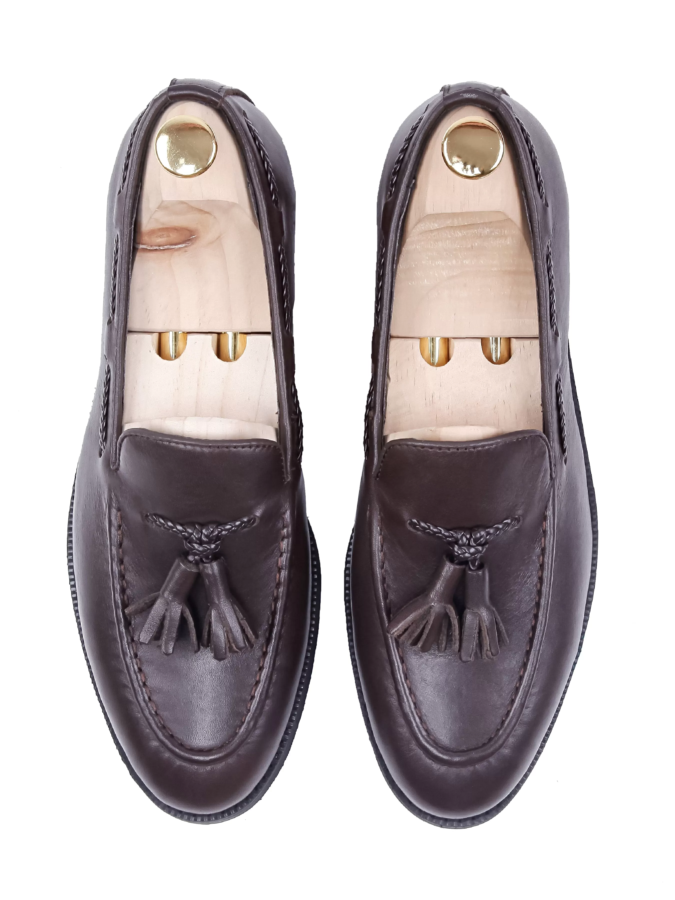 Tassel Loafer - Coffee Leather (Crepe Sole)