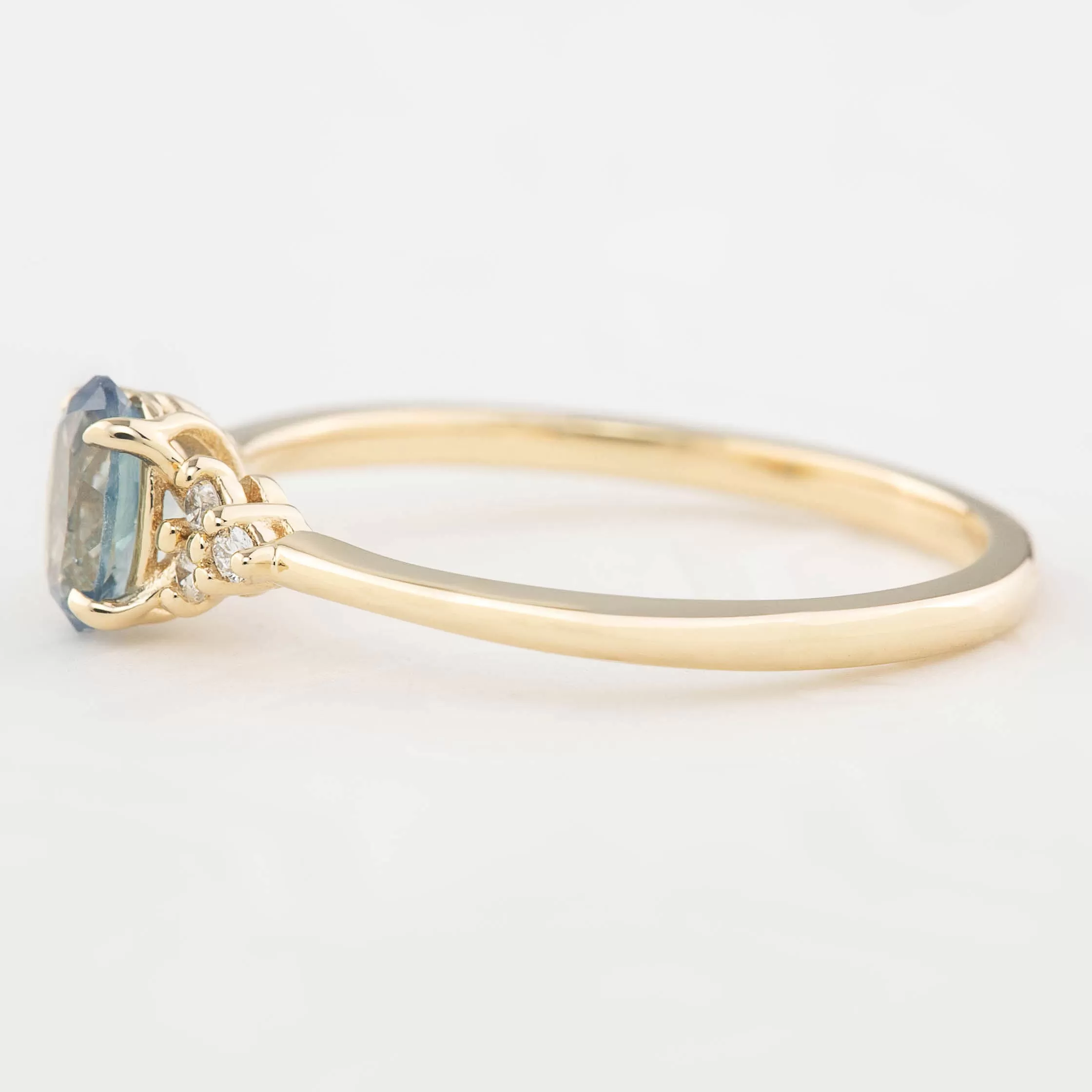 Teresa Ring - 0.60ct Light Blue Montana Sapphire (One of a kind)