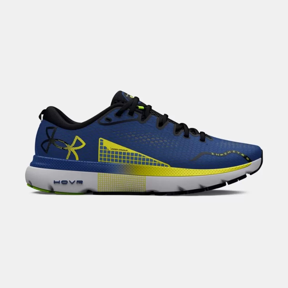 Under Armour Men's UA HOVR Infinite 5 Running Shoes - Blue Mirage/Halo Gray/Black