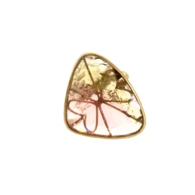 Watermelon Tourmaline Ring