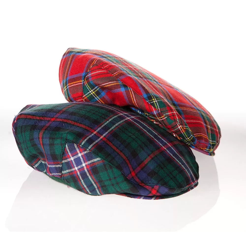 Wool Tartan Driving Caps — [41 Tartans]